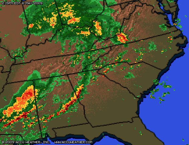 southeastern united states doppler radar