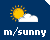 mostly sunny
