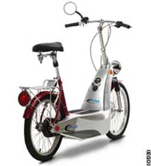 The eGO electric cycle has zero emissions.