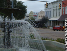 Eufaula's downtown is that of a typical small town.