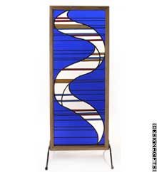 The 5-feet-tall glass screen can be expanded with up to three panels to incorporate the genetic profiles of three people.