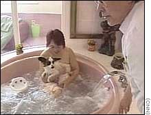 Noriko Uchiyama and Pon-chan