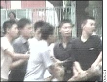 The group try to storm the compound