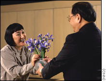 When giving flowers be sure not to give ones associated with funerals