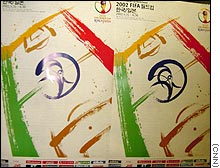 The official poster was a collaboration between Korean and Japanese artists