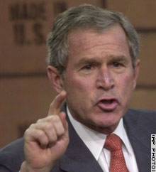 President Bush will not declare war in his State of the Union speech, aides say.