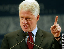 Clinton speaking at Georgetown Unversity Tuesday.