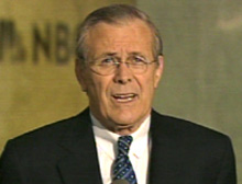 U.S. Defense Secretary Donald Rumsfeld