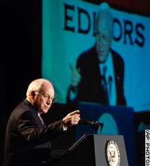 Cheney cautioned Wednesay there is 