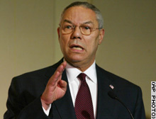 Secretary of State Colin Powell talked about North Korea during testimony before a Senate panel Tuesday.