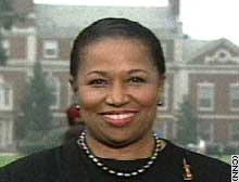 Presidential candidate Carol Moseley Braun 