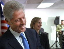 Former President Clinton said Thursday that the pharmaceutical companies 