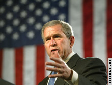 President Bush speaking in Ohio Thursday: 