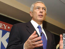 Democratic presidential candidate Wesley Clark has decided to skip Iowa's caucus on January 19.