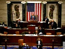 The House of Representatives met to vote on the Medicare bill late Friday.