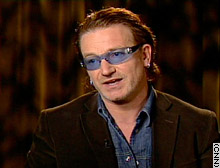 Bono:  'I just want to work with the guy who writes the biggest check.'