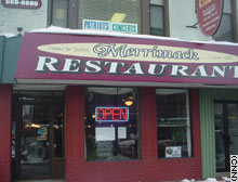 Merrimack Restaurant in Manchester, New Hampshire, has attracted presidential candidates for years.