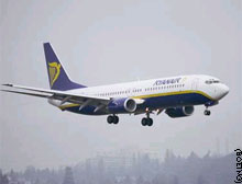 Ryanair expects to be flying more Boeing 737-800 aircraft by 2004