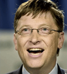 Bill Gates, the chairman and co-founder of Microsoft, is still the world's richest person, with a fortune of nearly $41 billion.