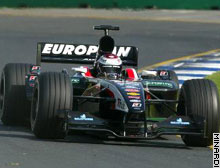 Minardi just makes it to the grid for the Australian grand prix