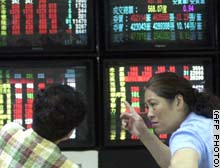 Taiwan's stock market is virtually flat in Wednesday trade.