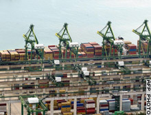 Singapore's economy contracted sharply in the second quarter.