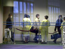 Passenger numbers on SIA and other carriers plunged because of SARS.