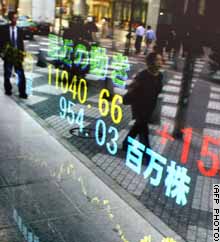 The Nikkei was above 11,000 for most of the day Wednesday.