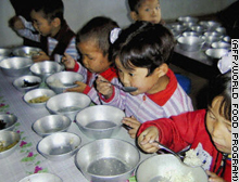North Korea relies heavily on overseas food aid to feed its population.