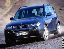 New models such as the X3 compact sports utility vehicle have helped BMW sales.