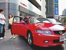 Honda led the auto sector with a 4 percent gain Thursday.