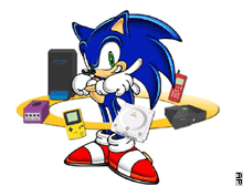 Sega is known for software figures such as Sonic the Hedgehog