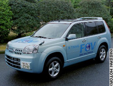 Nissan unveiled its X-Trail fuel cell vehicle in December.