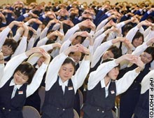 Japanese retailers such as Seven-Eleven and Ito-Yokado are higher as they take in new recruits.