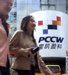 Hong Kong telco PCCW is down after posting a loss of almost $1 billion.