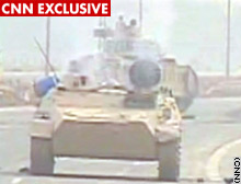 U.S. troops battled for control of Baghdad's airport on Friday.