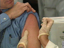 Smallpox vaccinations for health workers began Friday in Connecticut.