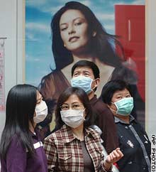The Hong Kong death toll from SARS has now risen to 20.