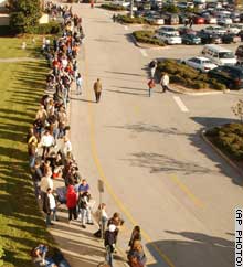 Get Healthy Florida and the Orange County Health Department gave away 2,500 free flu shots.
