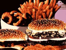  According to one nutritionist, most fast food meals 