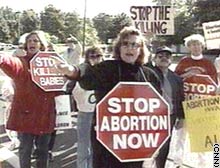 anti abortion protest