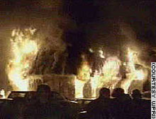 Fire engulfed The Station nightclub within minutes.