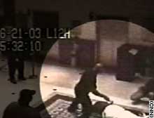 A hotel videotape apparently captures Mike Tyson's confrontation.