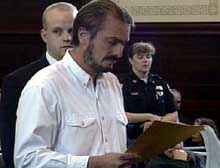 Kenneth Wilhelm urges a judge to impose the maximum sentence for his wife during Wednesday's hearing.