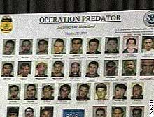 Some of the offenders sought for deportation as part of Operation Predator.