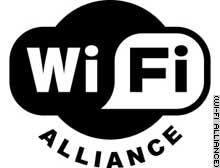 The Wi-Fi Alliance said businesses offering wireless access would post this logo.