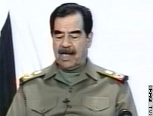 U.S. doubts remain over when Saddam's TV broadcast on Tuesday was taped.