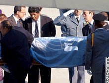 De Mello coffin