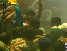 Three recent Israeli missile attacks on Hamas targets have caused chaos in the streets of Gaza.
