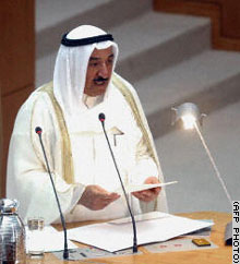 Kuwaiti Prime Minister Sobah Al Ahmad Al Sobah